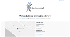 Desktop Screenshot of ksdev.dk